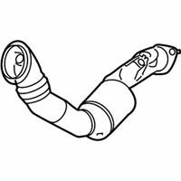 OEM 2010 BMW 335i xDrive Catalytic Converter Front - 18-30-7-553-594