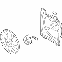 OEM 2008 Kia Rio Blower Assembly-Radiator - 253801G101