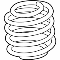 OEM 2014 Lincoln MKZ Coil Spring - DG9Z-5310-D