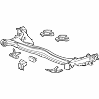 OEM 2016 Honda CR-Z Beam Assembly, Rear Axle - 42100-SZT-S01