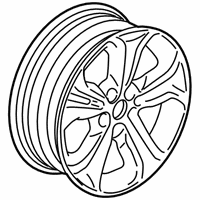 OEM 2019 Chevrolet Cruze Wheel, Alloy - 42500290