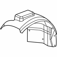 OEM Cadillac SRX Fender Liner - 15829491