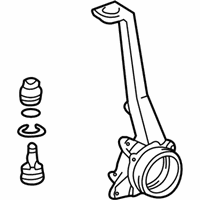 OEM Toyota Tundra Knuckle, Steering, LH - 43212-35040