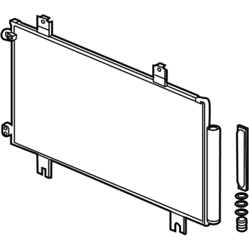 OEM Acura Condenser Assembly - 80100-TYA-A11