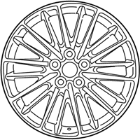 OEM 2017 Lexus LS460 Wheel, Disc - 42611-50680