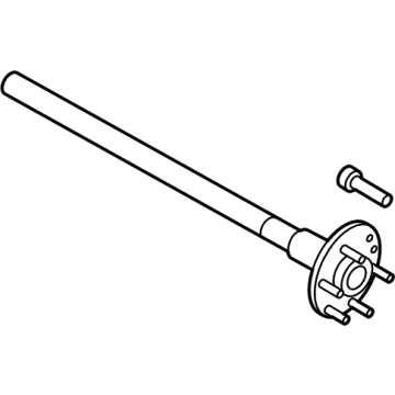 OEM 2022 Nissan Frontier SHAFT ASSY-REAR AXLE, RH - 38162-EB45B