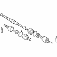 OEM 2006 Nissan Sentra Shaft Front Drive - 39101-4M761