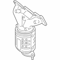 OEM 2014 Hyundai Azera Exhaust Manifold Catalytic Assembly, Left - 28510-3CCI0