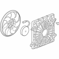 OEM 2021 Buick Enclave Fan Module - 84861223