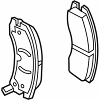 OEM 2005 Cadillac SRX Front Pads - 19122384