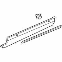 OEM Lincoln Nautilus Lower Molding - FA1Z-5825556-BA