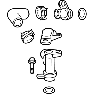 OEM 2022 Buick Envision PCV Hose Seal - 55510677