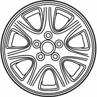 OEM 2003 Toyota Camry Wheel, Alloy - 42611-33A40