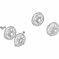 OEM 2007 Ford Taurus Fan Assembly - 5F1Z-8C607-B