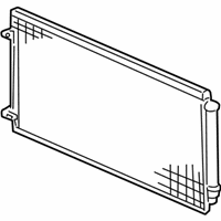 OEM 2010 Acura MDX Condenser Assembly - 80110-STX-A01