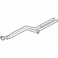 OEM 2016 BMW 640i Exhaust Straight Pipe - 18308619163