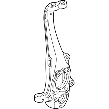 OEM 2016 Hyundai Genesis Knuckle-Front Axle, LH - 51710-B1001