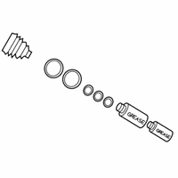 OEM 2012 Kia Sedona Boot Set-Out Joint - 495944D050