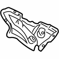 OEM Acura Integra Cover B, Exhaust Manifold - 18121-P54-000