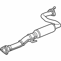 OEM 1998 Acura Integra Pipe B, Exhaust - 18220-ST7-A43