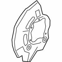 OEM 2019 Kia K900 Front Brake Disc Cover - 51755J6000