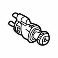 OEM Kia Cigar Lighter Assembly - 0K72A66250