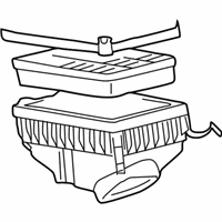 OEM 1998 Lexus ES300 Cleaner Assy, Air W/Element - 17700-20051