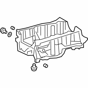 OEM 2019 Toyota Corolla Upper Oil Pan - 11420-F2010