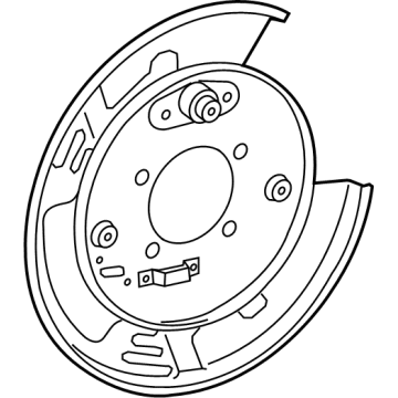 OEM 2016 Lexus RX350 Cover, Disc Brake Dust - 47881-0E010