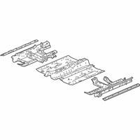 OEM 2018 Honda Accord Floor, FR. - 65100-TWA-305ZZ