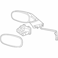 OEM 2004 Chevrolet SSR Mirror, Outside Rear View - 10390214