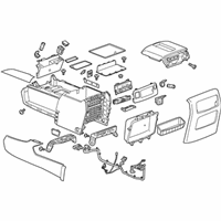 OEM 2019 Chevrolet Tahoe Console Assembly - 84329302