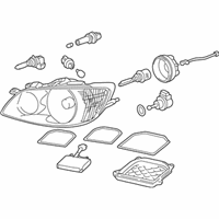 OEM 2003 Lexus IS300 Headlamp Assembly, Right - 81110-53100