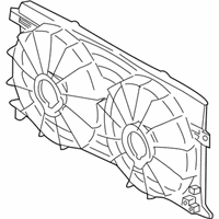 OEM 2000 Buick LeSabre Shroud Kit, Engine Electric Coolant Fan - 12487606