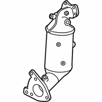 OEM 2022 Chevrolet Express 2500 Warm Up 3Way Catalytic Convertor Assembly - 55589482