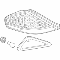 OEM 2004 BMW 645Ci Tail Light, Left - 63-21-7-170-977