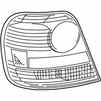 OEM 2003 Toyota Echo Lens & Housing - 81551-52320