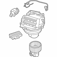 OEM BMW 750Li Blower Motor - 64116987595