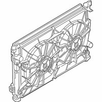 OEM 2007 Chrysler Pacifica Fan MODUL-Radiator Cooling - 68002781AC