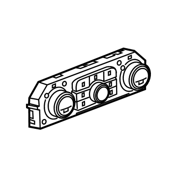 OEM Chevrolet Silverado Dash Control Unit - 84542733