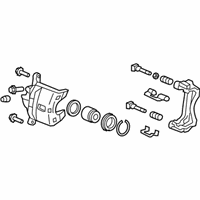 OEM 2013 Acura ILX Caliper Sub-Assembly, Right Front - 45018-TR7-A01