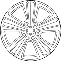 OEM 2019 Lexus UX200 Wheel, Disc - 42611-76310