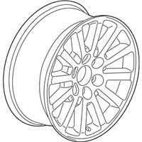 OEM 2008 Chevrolet Tahoe Wheel Rim, 18X8<Use 10B 3441B/3442B/3442D/3442F/4049B> - 19367016
