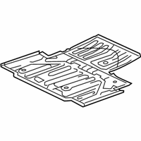 OEM 2014 Lexus RX450h Pan, Rear Floor L/BOLT - 58311-48921