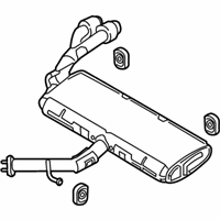 OEM Hyundai Elantra Rear Muffler Assembly - 28710-F2970