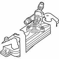 OEM BMW i8 Transmission Oil Cooler - 17-21-7-640-834