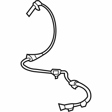 OEM 2020 Cadillac XT4 Front Speed Sensor - 84452521