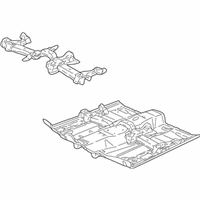 OEM Saturn LW2 Panel Asm, Front Floor - 21992682