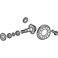 OEM 2018 Toyota Sienna Ring & Pinion - 41201-49165