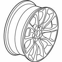 OEM BMW 535i Disc Wheel, Light Alloy, Bright-Turned - 36-11-6-857-667